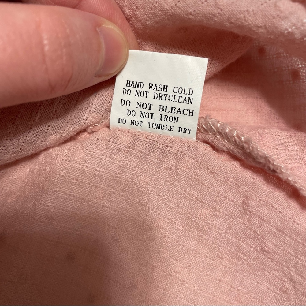 Pink Textured Blouse - Picture 9 of 9
